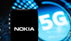 Nokia Logo auf einem Smartphone