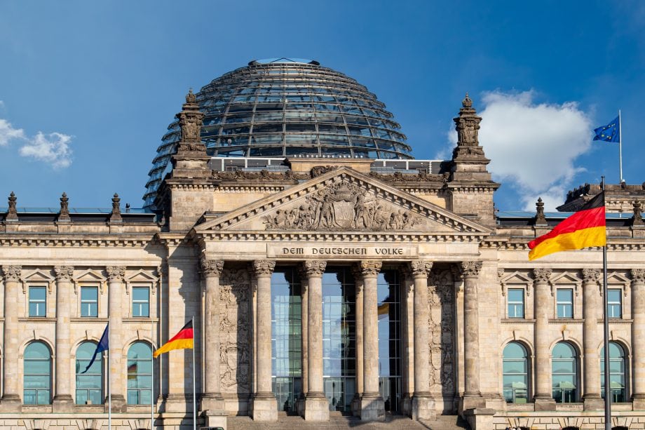 Der deutsche Bundestag.