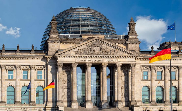 Der deutsche Bundestag.