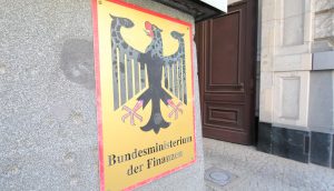 Das Wappen des Bundesfinanzministeriums.