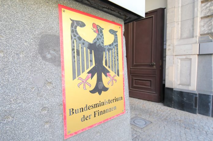 Das Wappen des Bundesfinanzministeriums.