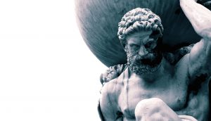 Atlas-Statue
