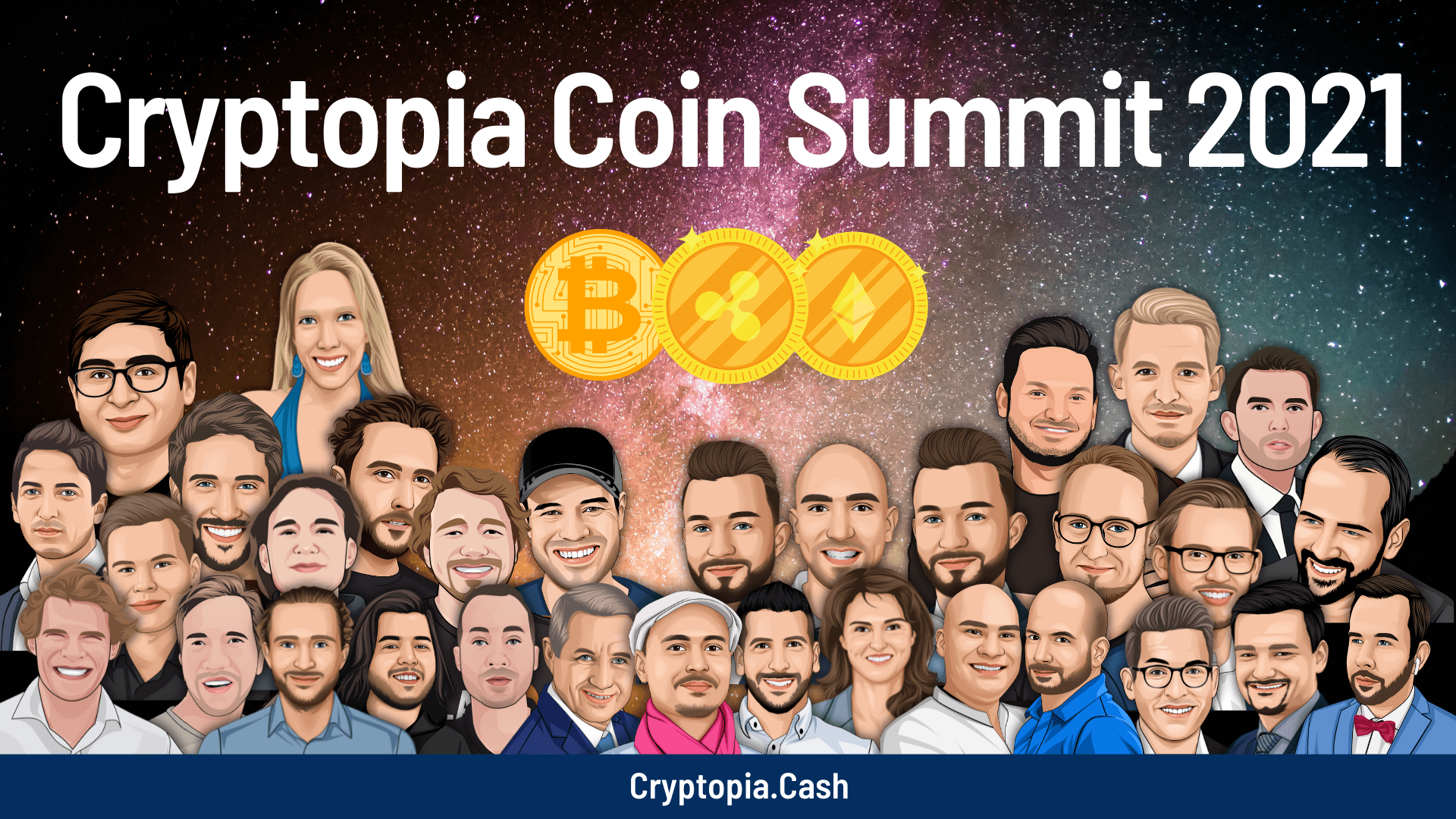 Ein Bild des Cryptopia Coin Summit 2021.