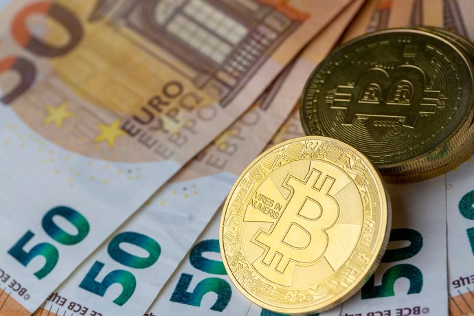 Euro und Bitcoin