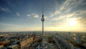 Panoramaansicht von Berlin