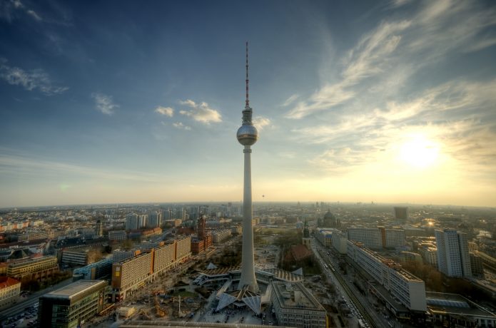 Panoramaansicht von Berlin