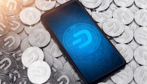 Smartphone mit Dash-Logo