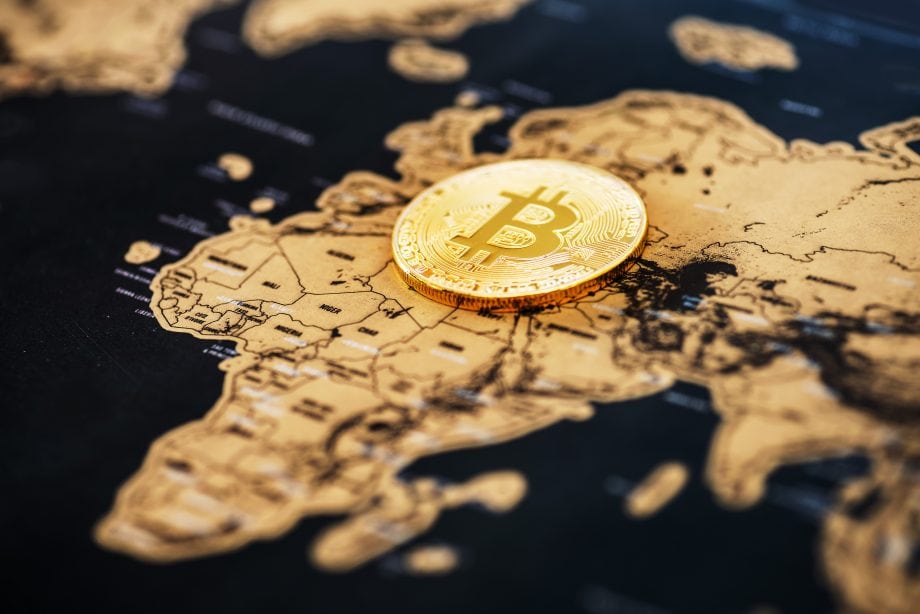Bitcoin-Münze