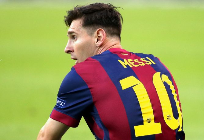 Lionel Messi beim UEAFA Champions League Finale 2015