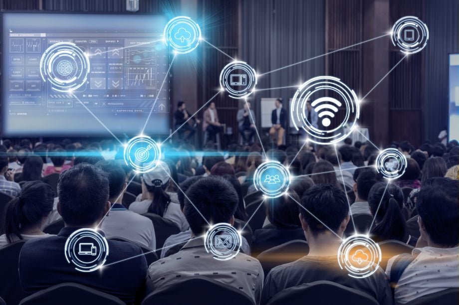Digitale Konferenz.