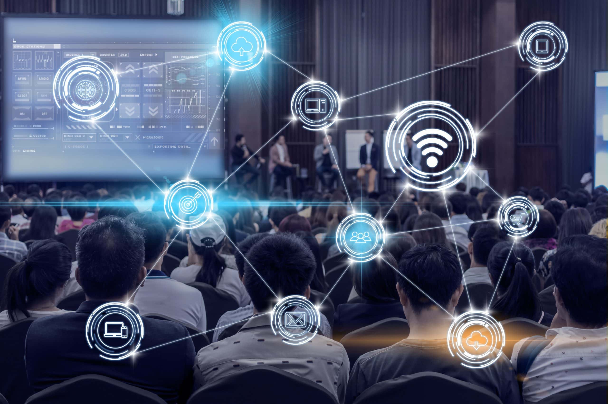 Digitale Konferenz.