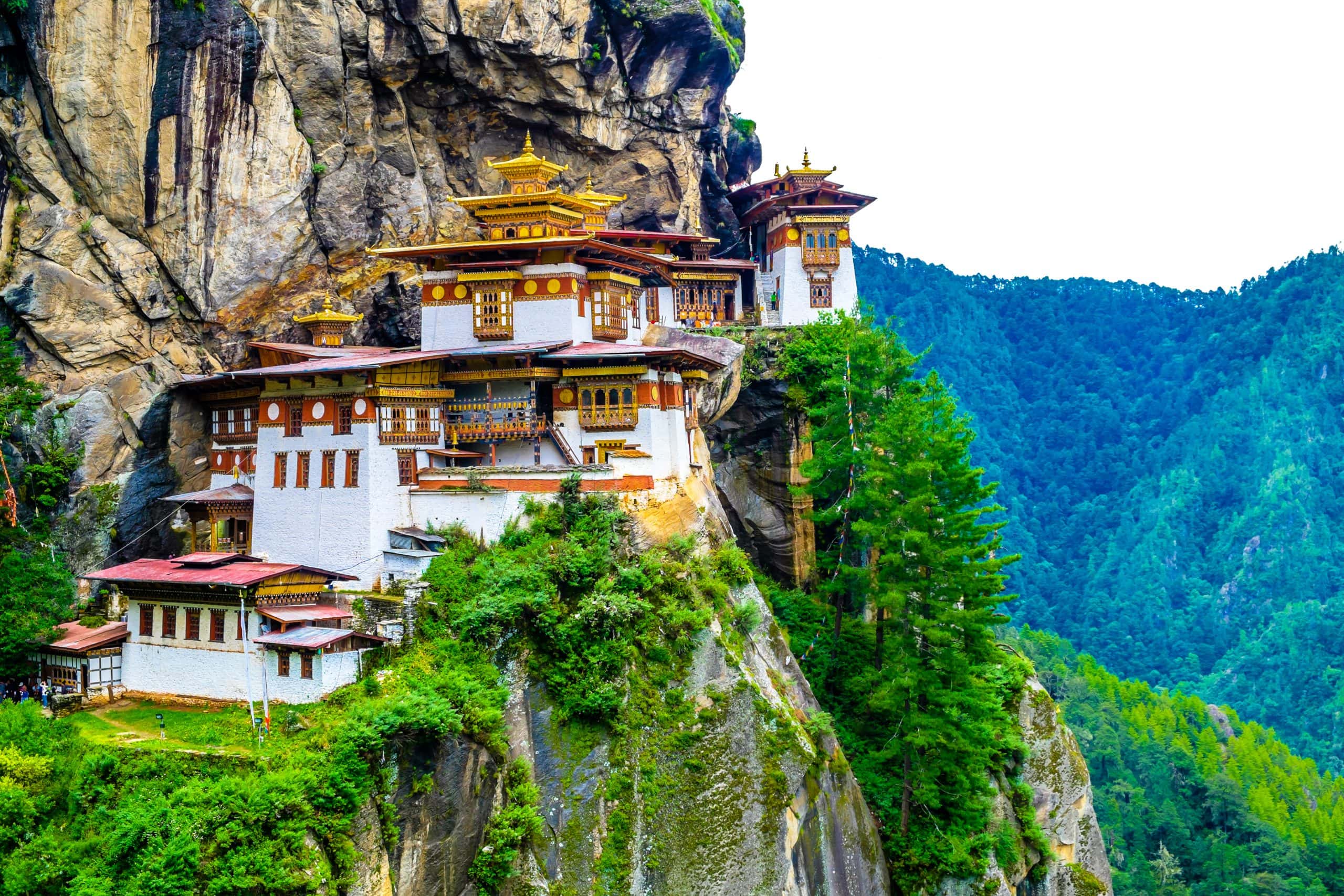 Ein Tempel in Bhutan.