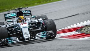Formel-1-Auto von Mercedes.