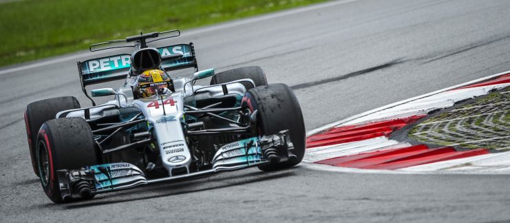 Formel-1-Auto von Mercedes.