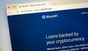 BlockFi Seite blau