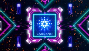 Cardano Logo und Netzwerk