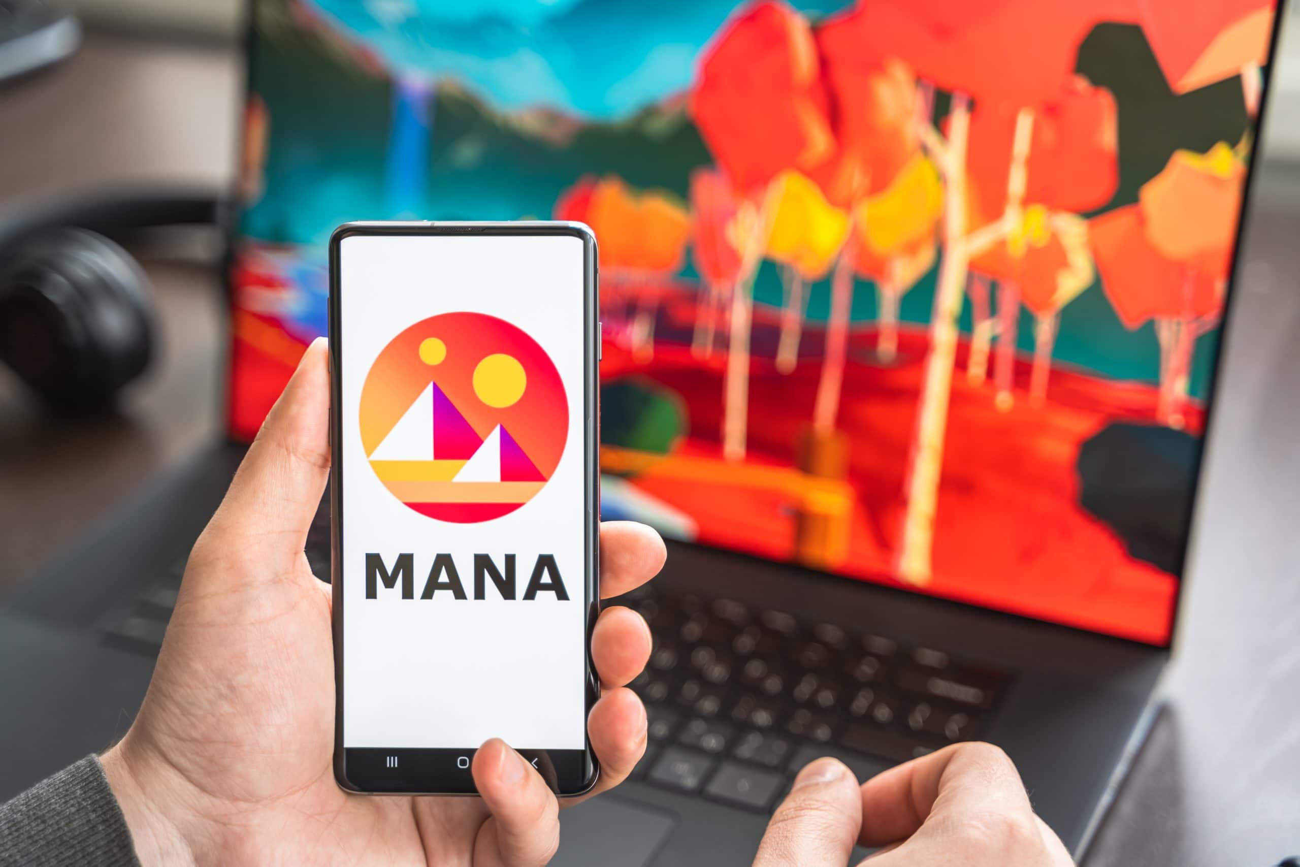 Smartphone mit MANA-Logo