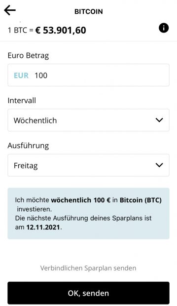 Bison Sparplan Feature