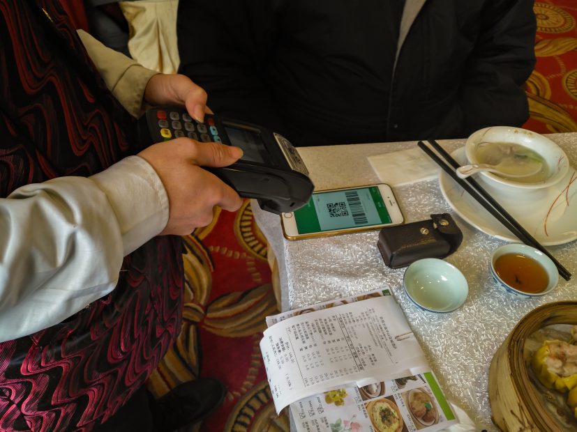 WeChat Pay Restaurant in China