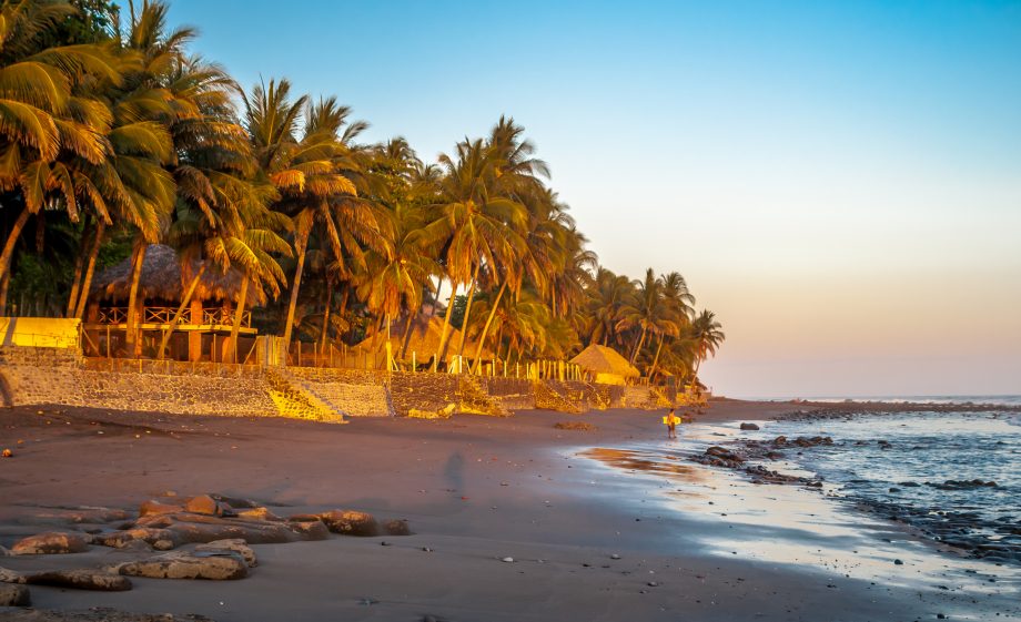 El Zonte Beach in El Salvador