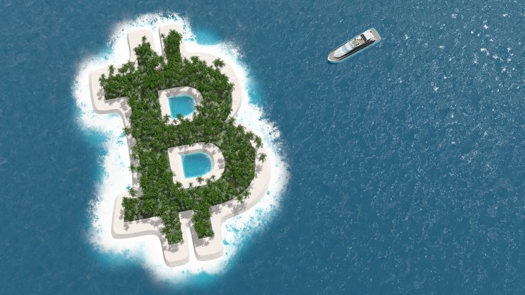 Bitcoin Paradiesinsel