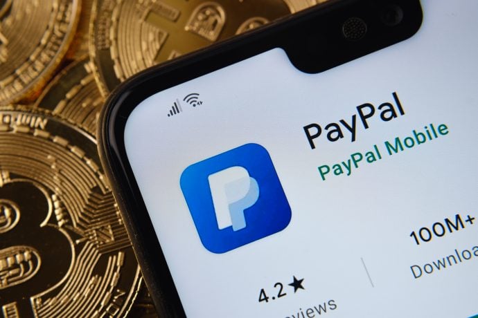 PayPal neben Bitcoin