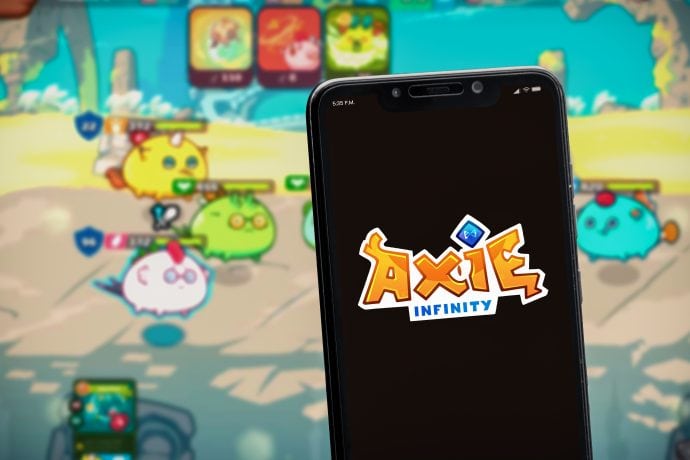 iPhone vor dem Spiel Axie Infinity