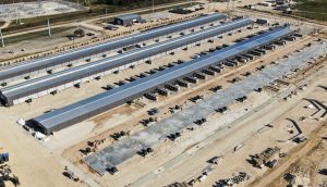 Riot Blockchain Krypto-Mining-Farm in Rockdale, Texas.