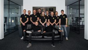 Florian Sonderhausen mit seinem Team
