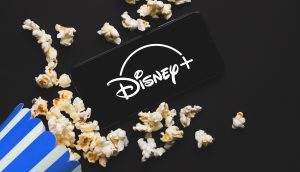 Disney Logo mit Popcorn