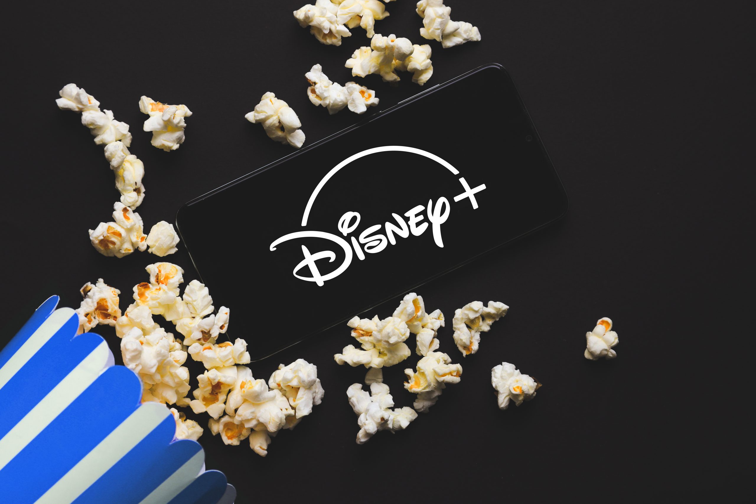 Disney Logo mit Popcorn