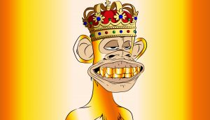 Bored Ape mit Krone