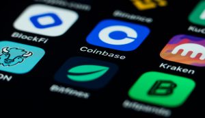 Applikationen verschiedener Krypto-Anbieter.