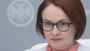 Elvira Nabiullina, Chefin der Russischen Zentralbank.