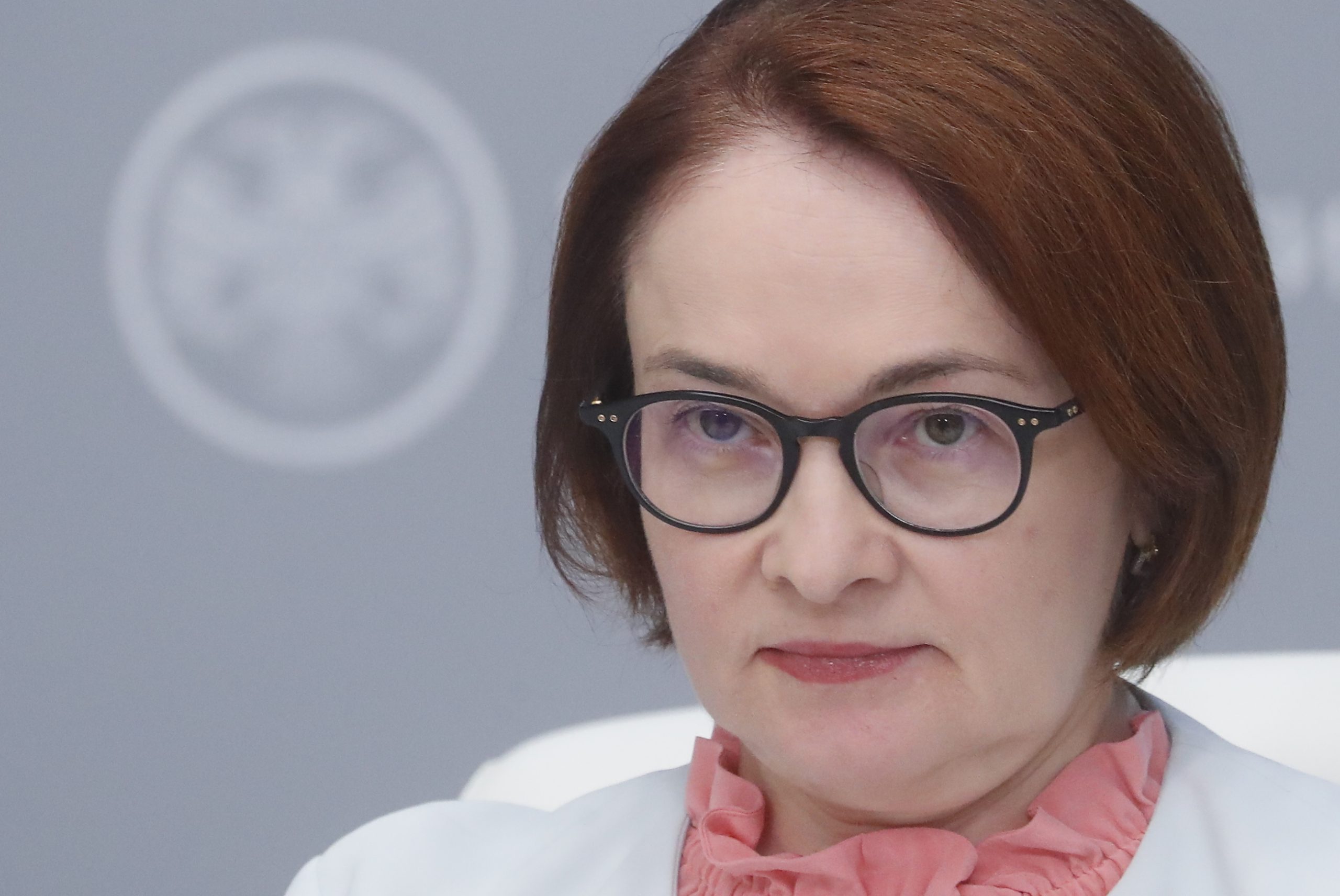 Elvira Nabiullina, Chefin der Russischen Zentralbank.