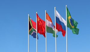 Flaggen der BRICS-Staaten