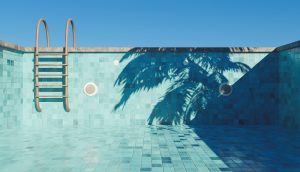 Leerer Pool