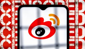 Weibo Netzwerk mit Draht zensiert