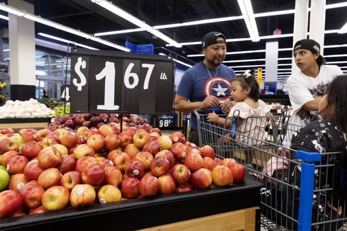 Die Obstabteilung in einem Walmart in den USA.