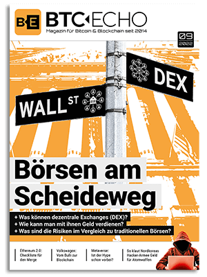 BTC-ECHO Magzin September 2022 Cover Ausgabe # 63