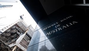 Gebäude der australischen Zentralbank in Melbourne, Australien