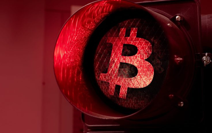 Alarmstufe rot: Bitcoin wird abverkauft.