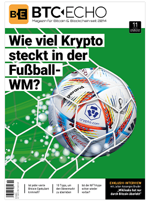 BTC-ECHO Magzin November 2022 Cover Ausgabe #65