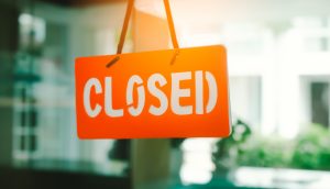 Closed-Schild
