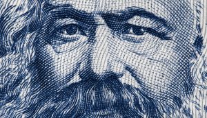 Karl Marx auf der 100-Mark-Banknote der DDR.