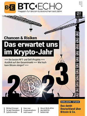 BTC-ECHO Magzin Januar 2023 Cover Ausgabe #67