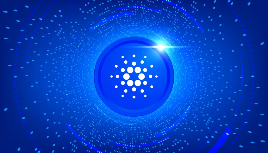 Cardano Governance zeigt ADA-Logo vor digitalem Netzwerkhintergrund mit Fokus auf dezentralen Entscheidungsprozessen