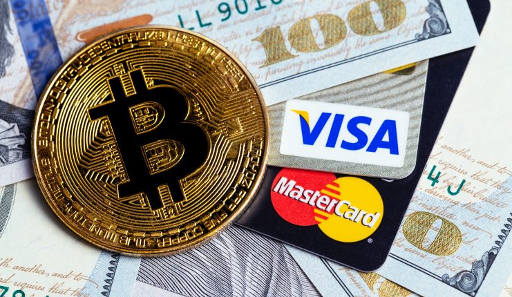 Visa, Bitcoin, Mastercard