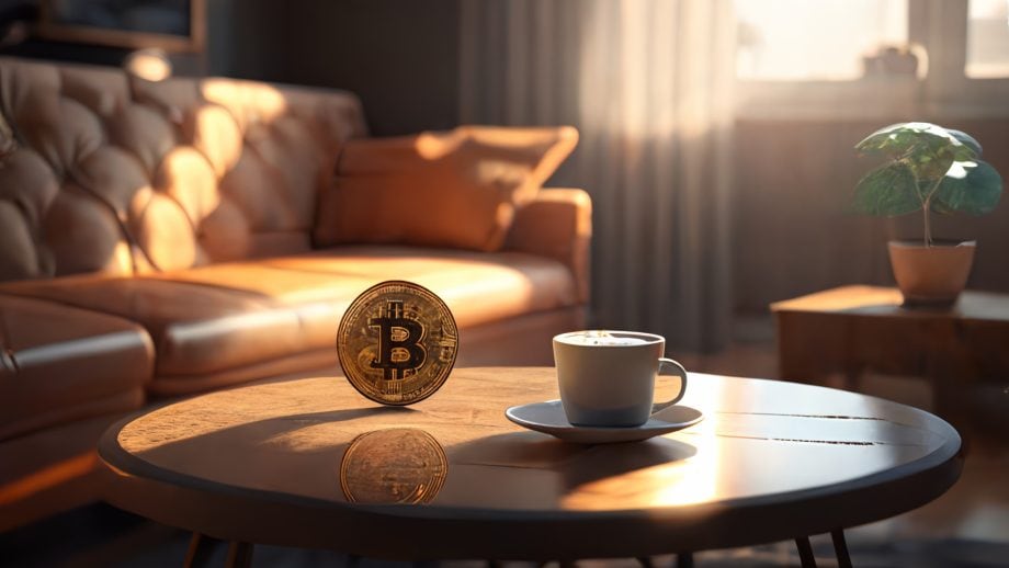 Bitcoin Krypto Kaffee