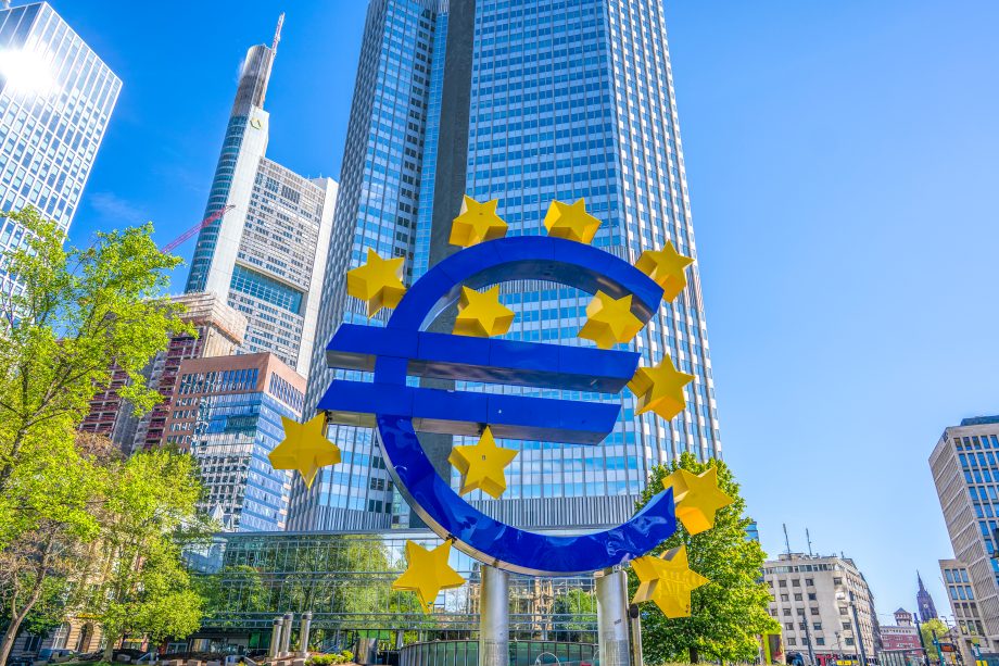 Euro-Zeichen in Frankfurt am Main